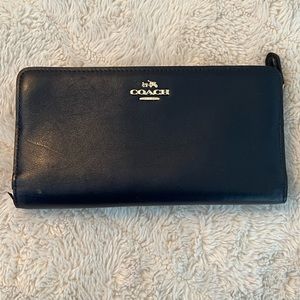 Navy Coach Wallet
